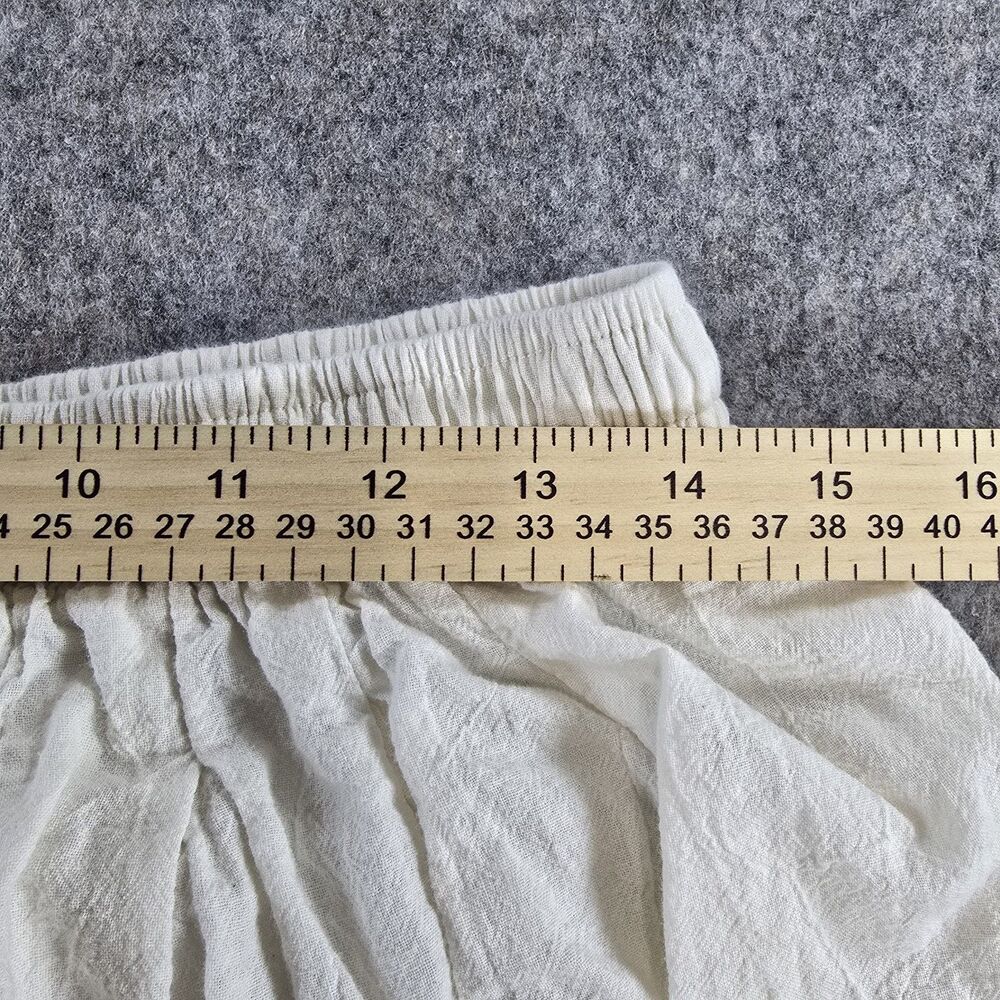 Vintage International Male XXL Harem Pants Ivory Drop Crotch 100% Cotton USA - Picture 5 of 11